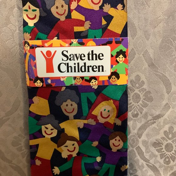 Men's Brand-New Save The Children's Tie. - Picture 2 of 3